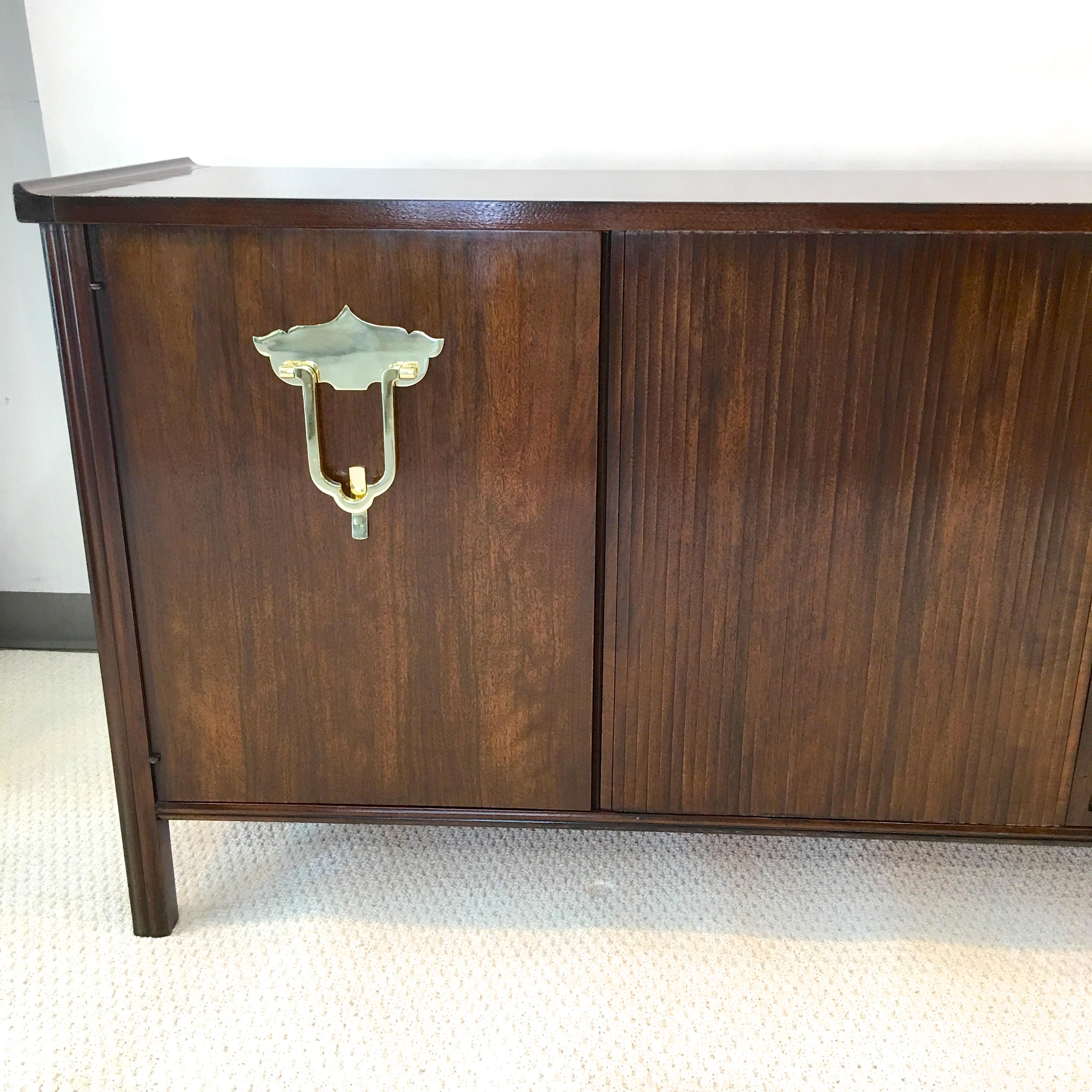 Persian Walnut Dresser by Bert England for John Widdicomb In Good Condition For Sale In Hanover, MA