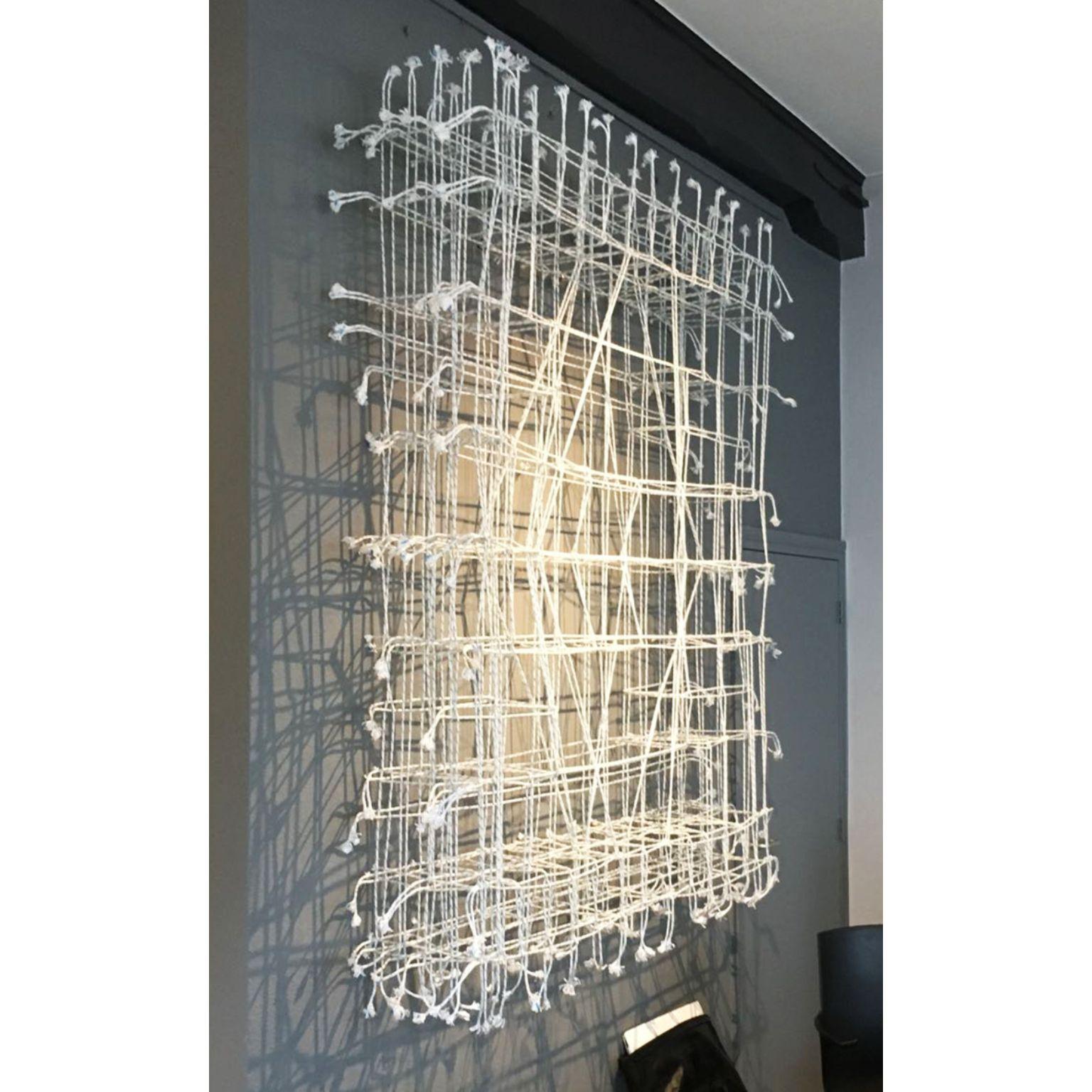 Modern Persian White Wall Sculpture by Fransje Gimbrere
