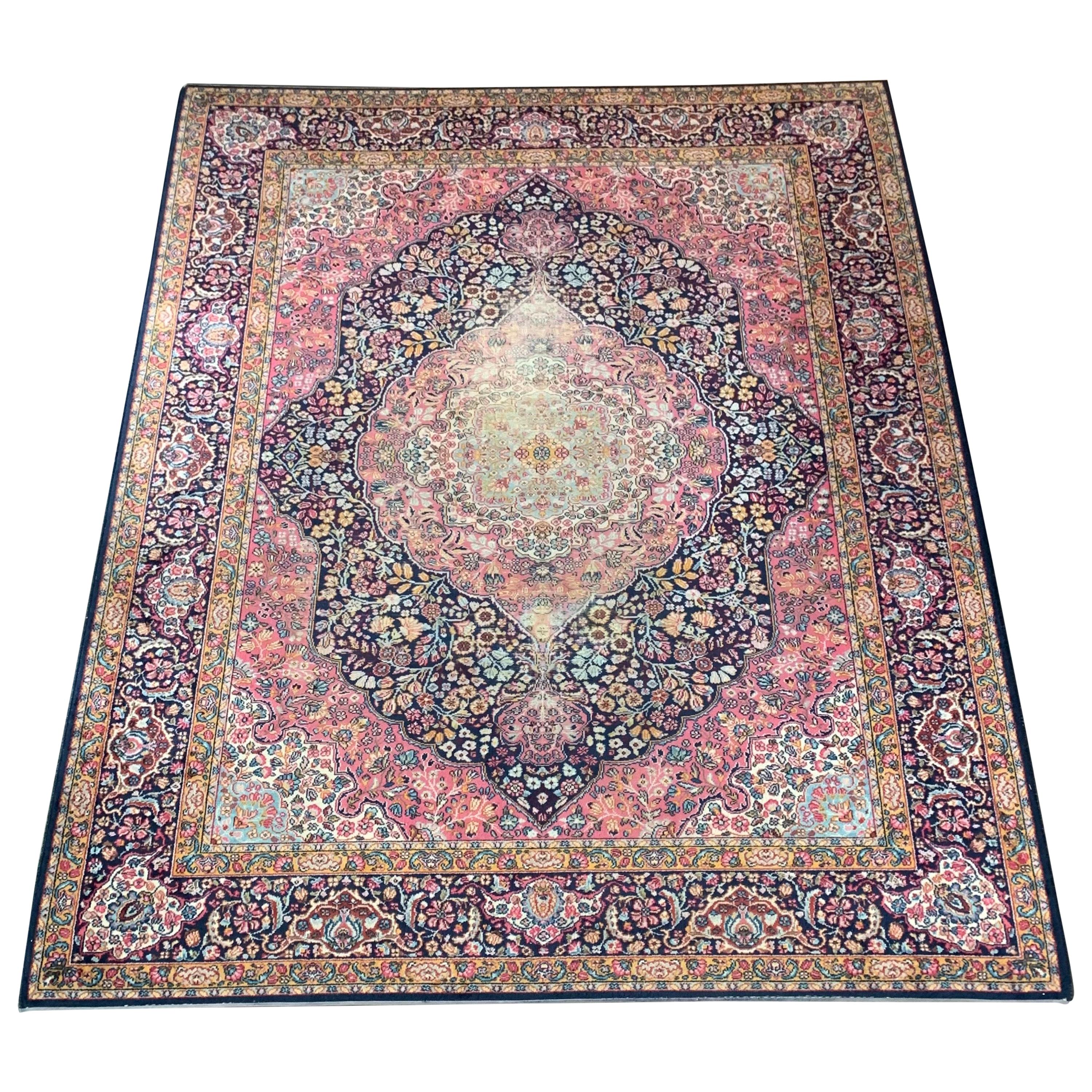 Delicately Faded Persian Area Rug at 1stDibs