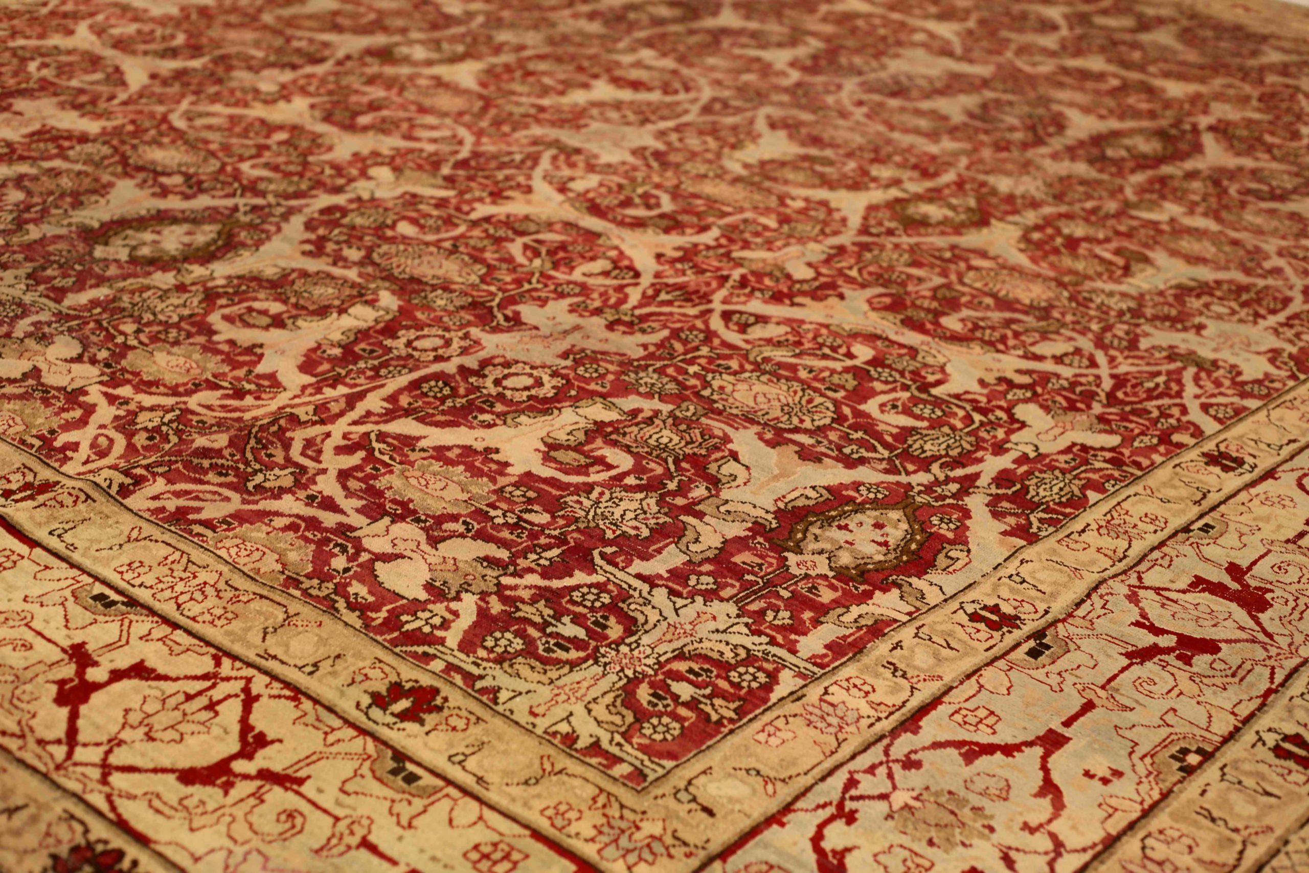 Asiatico Tappeti persiani dell'area di Yazd, circa 1880 - 54083 in vendita