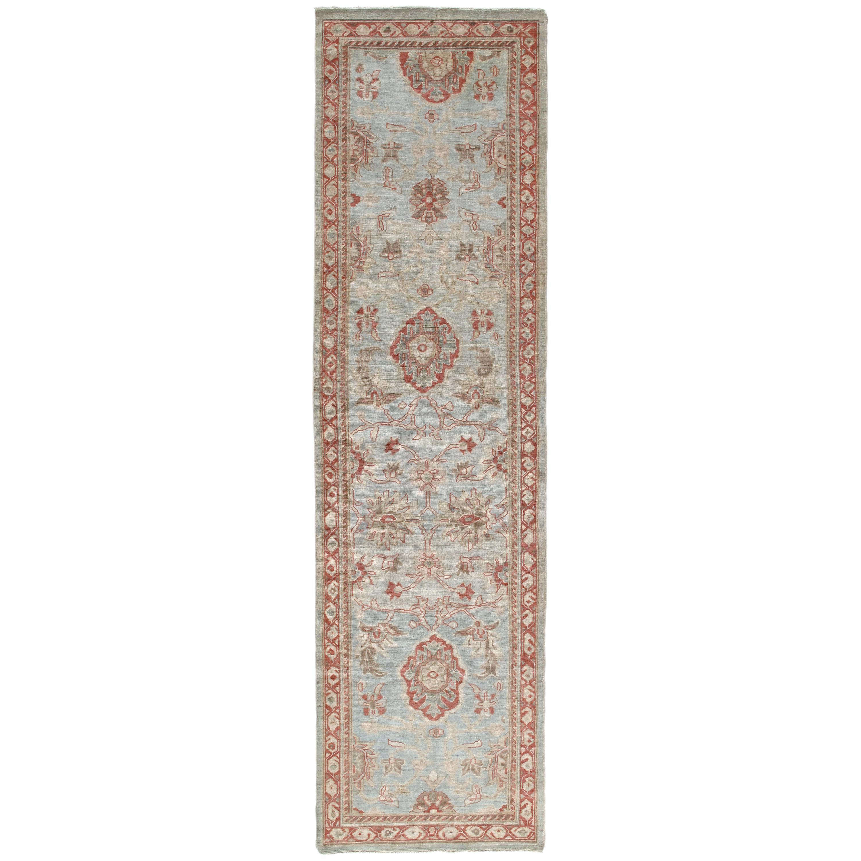 Persian Ziegler Sultanabad Rug Runner For Sale