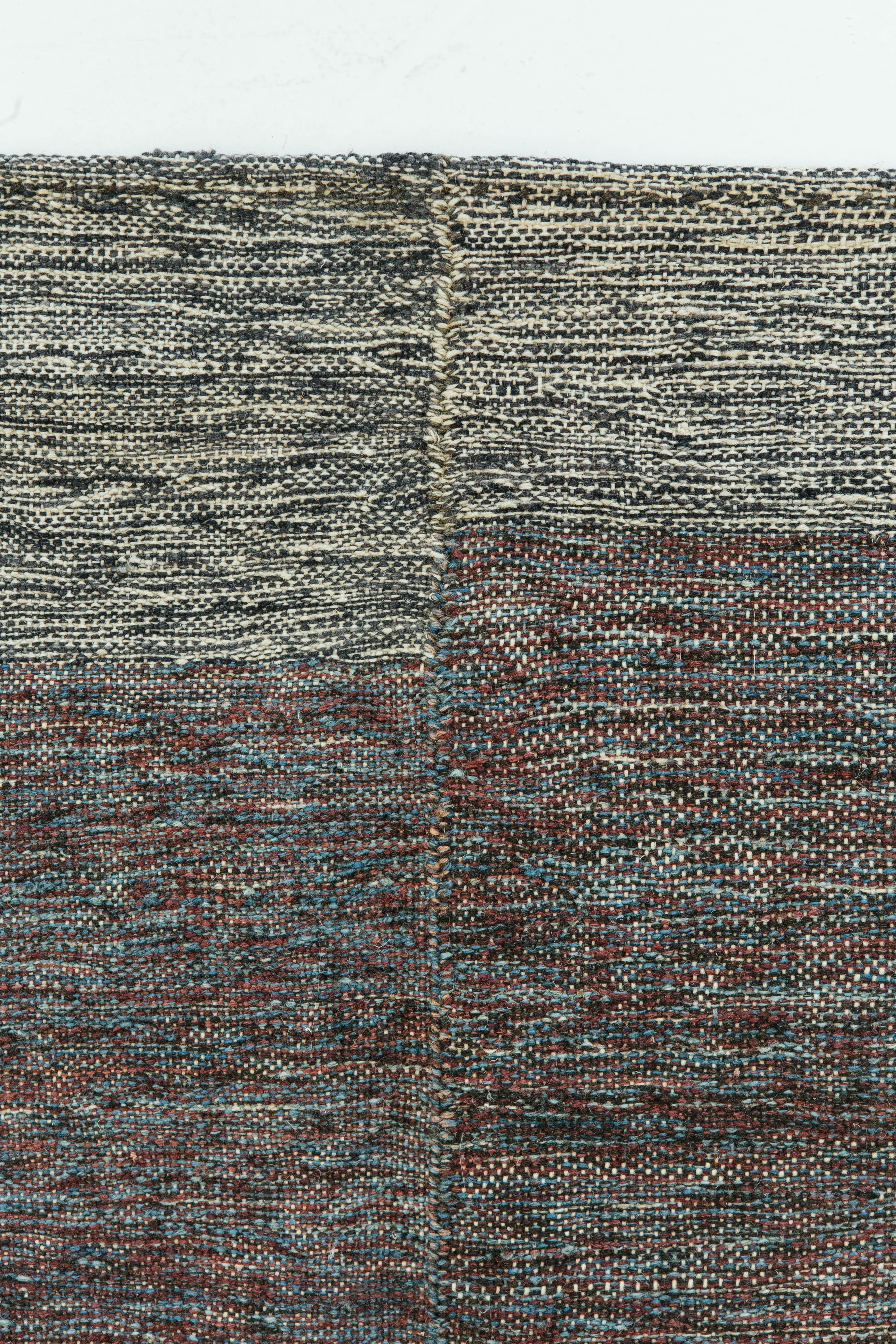 Persischer Flachgewebe-Teppich Ziri Kilim im Angebot 9