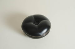 Persimmon Box in Black Lacquer by Robert Kuo, Limited Edition