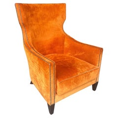 Persimmon Echtes Wildleder Classic Sessel