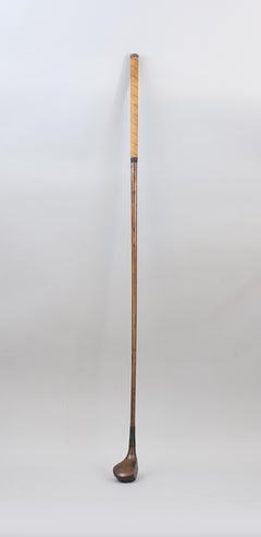 Persimmon Wood Small Head Golf Club, Driver by R. Forgan