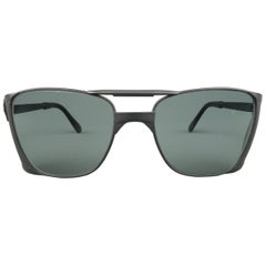 PERSOL Black Metal RATTI 009 VIP Side Sheild Sunglasses