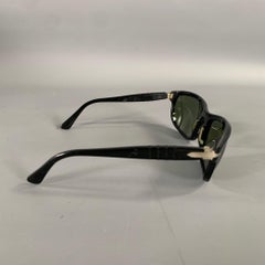 PERSOL Black Silver Sunglasses