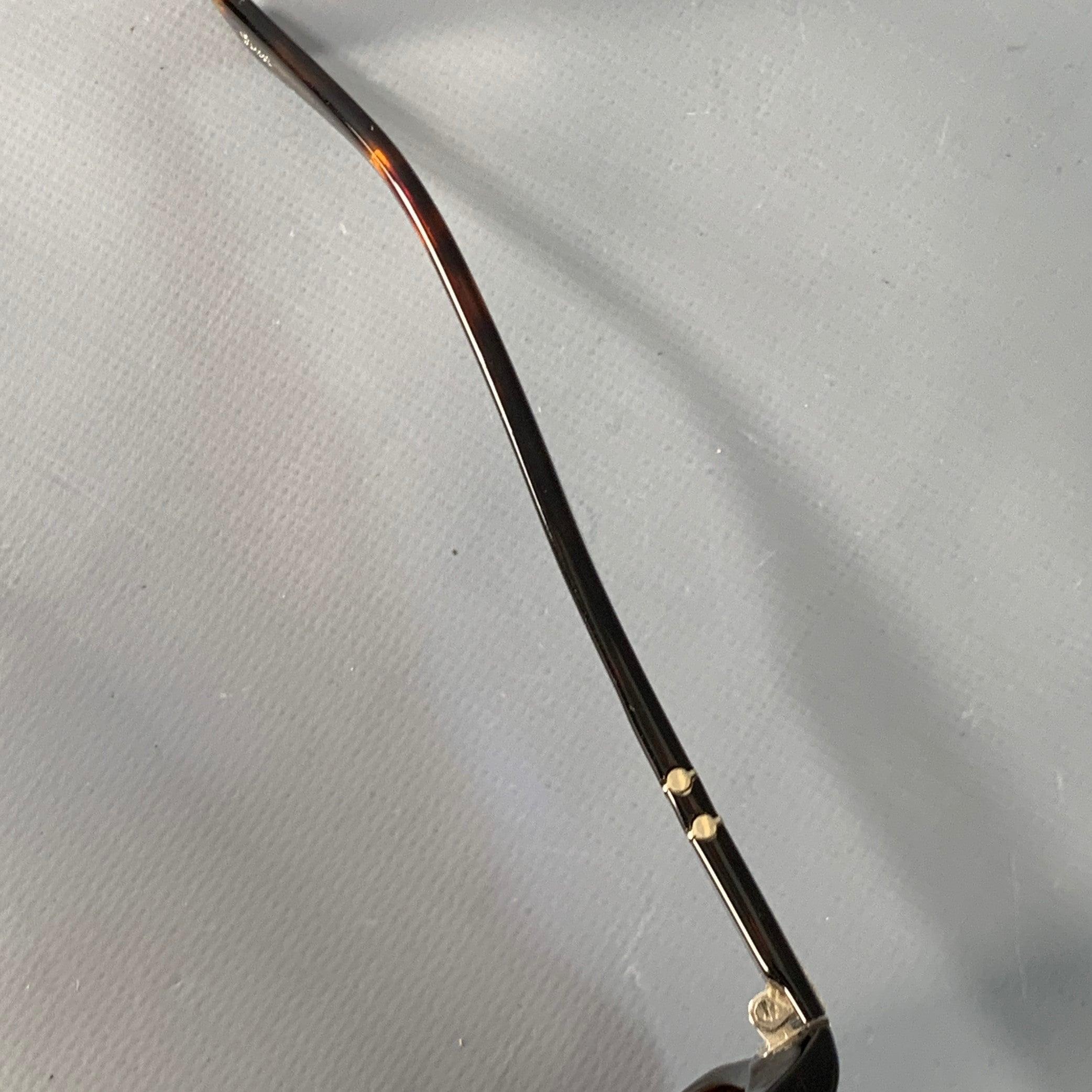 PERSOL Brown Tortoiseshell Acetate Polarized Sunglasses in vendita 2