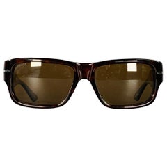 PERSOL Brown Tortoiseshell Acetate Polarized Sunglasses