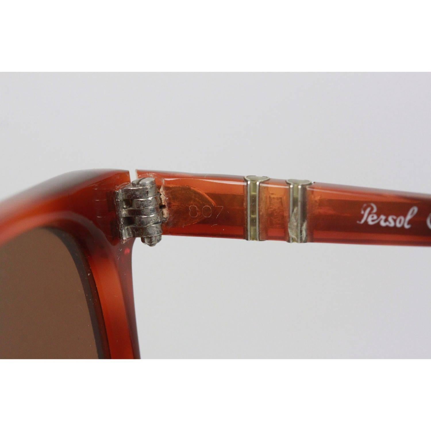 PERSOL Meflecto RATTI Vintage Folding 807 Legend Sunglasses 130mm NOS 2