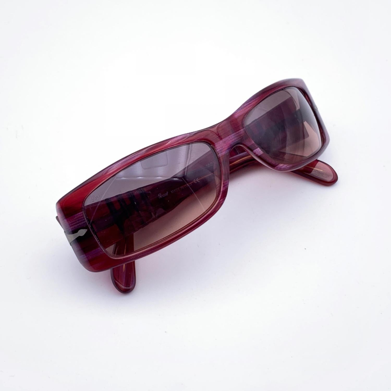 Persol Ratti Meflecto Red Acetate Sunglasses 2709-S 56/15 130 mm 1