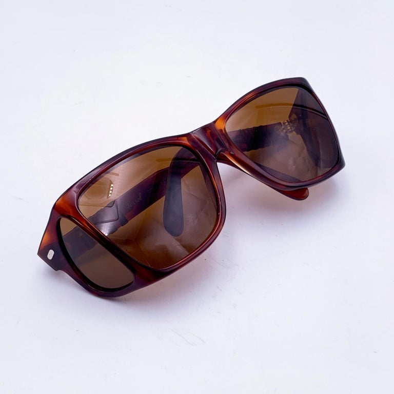 Persol Ratti Meflecto Vintage Brown Sunglasses 009 Side Shields 5711