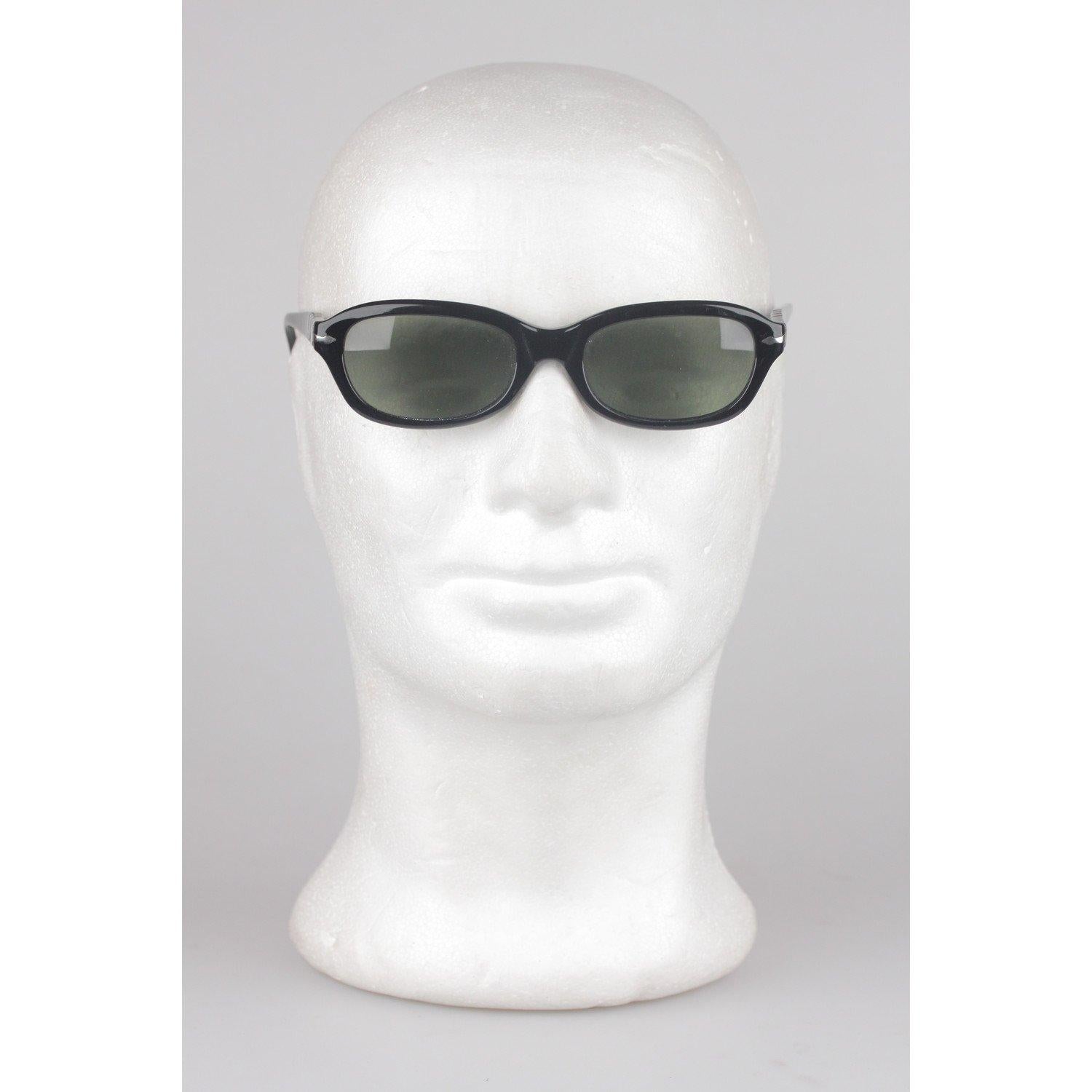 Persol Ratti Vintage Black Unisex Sunglasses PP503 54mm New Old Stock In Excellent Condition In Rome, Rome