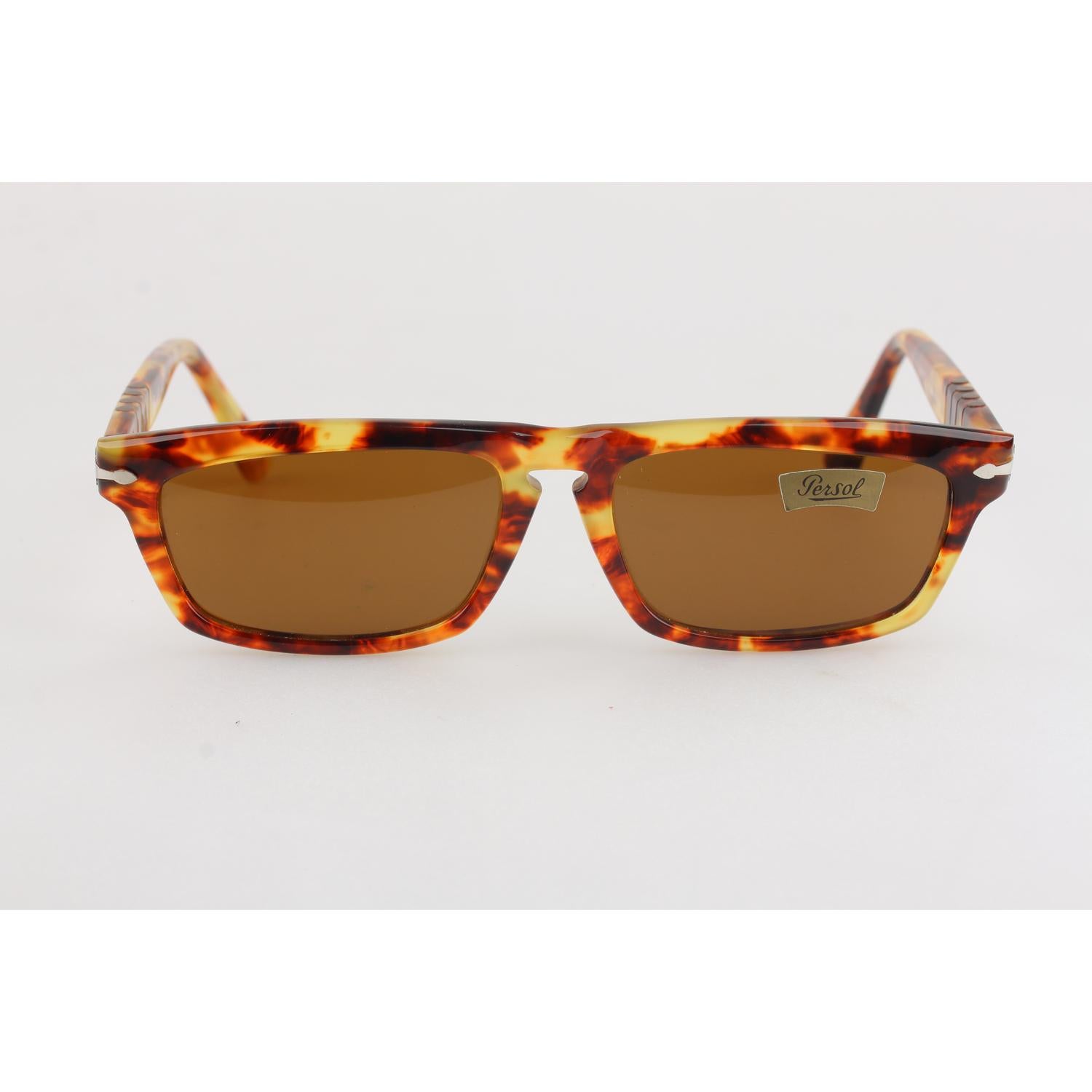 Persol Ratti Vintage Brown Unisex Occhiali da sole PP507 56mm Nuovo Vecchio Stock 6