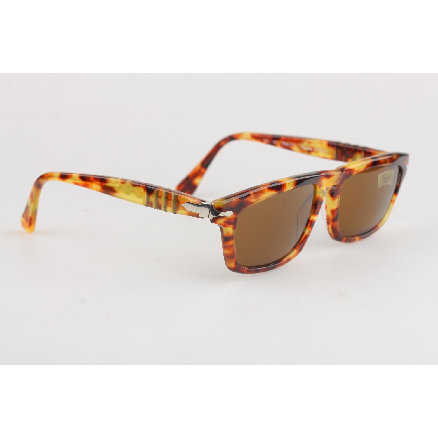 Marrone Persol Ratti Vintage Brown Unisex Occhiali da sole PP507 56mm Nuovo Vecchio Stock