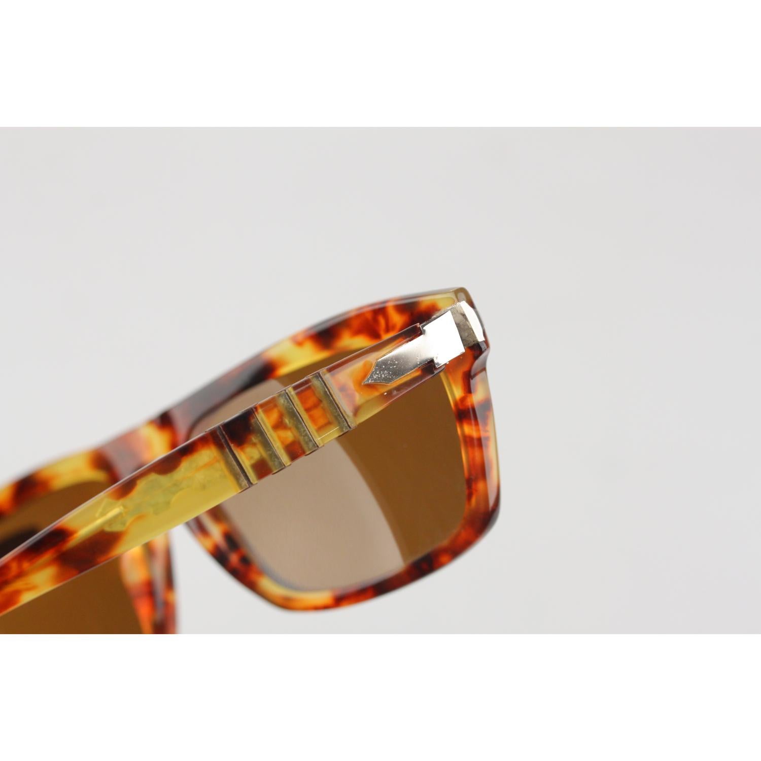 Persol Ratti Vintage Brown Unisex Occhiali da sole PP507 56mm Nuovo Vecchio Stock 1