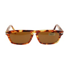 Persol Ratti Vintage Brown Unisex Occhiali da sole PP507 56mm Nuovo Vecchio Stock