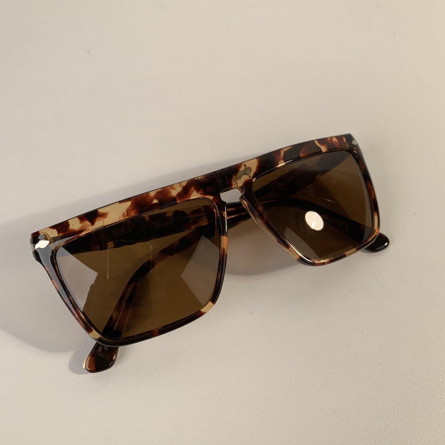 Persol Ratti Vintage Sunglasses 801/52 Brown Tortoise 142 80 In Excellent Condition In Rome, Rome