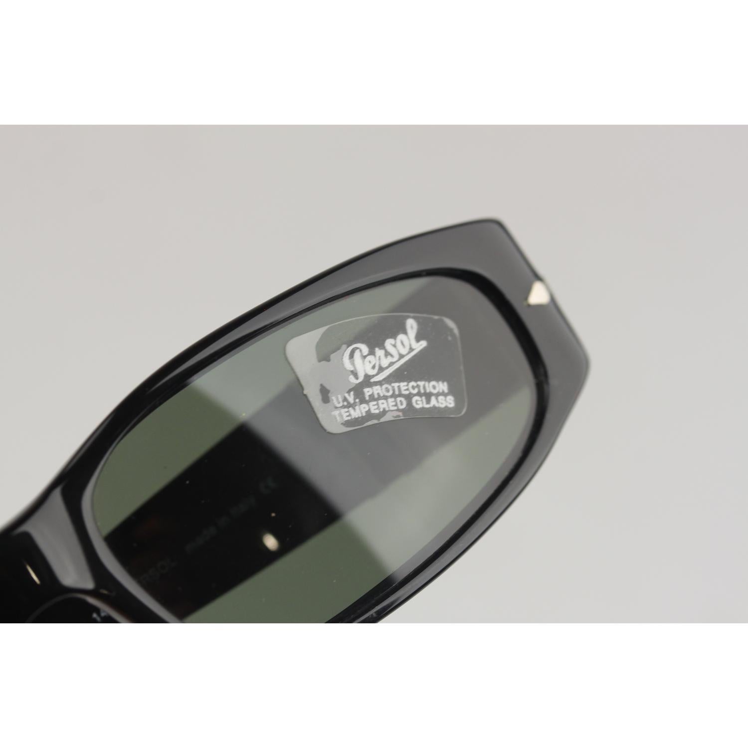 Women's Persol Vintage Black Womens Sunglasses mod. 2545-S 55mm New Old Stock