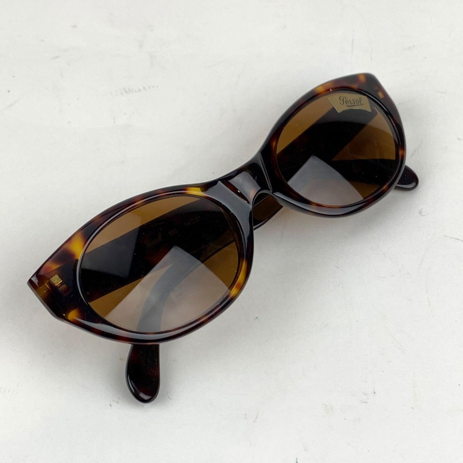 Persol Vintage Cat-Eye Brown Mint 660 Sunglasses 54/21 140 mm 2