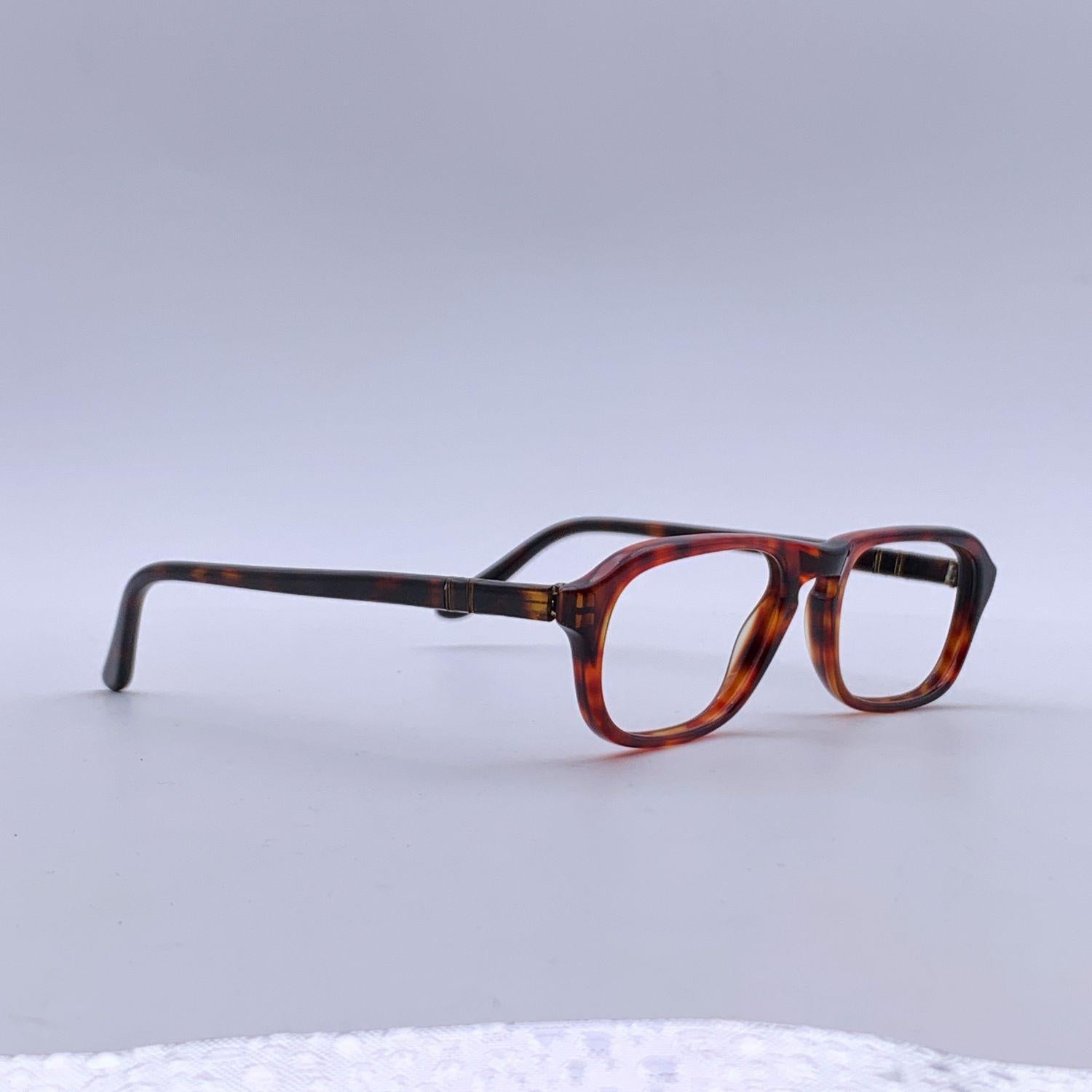 Persol Vintage Dark Brown Unisex Jolly 1 Frame 50-70 140 mm In Excellent Condition In Rome, Rome