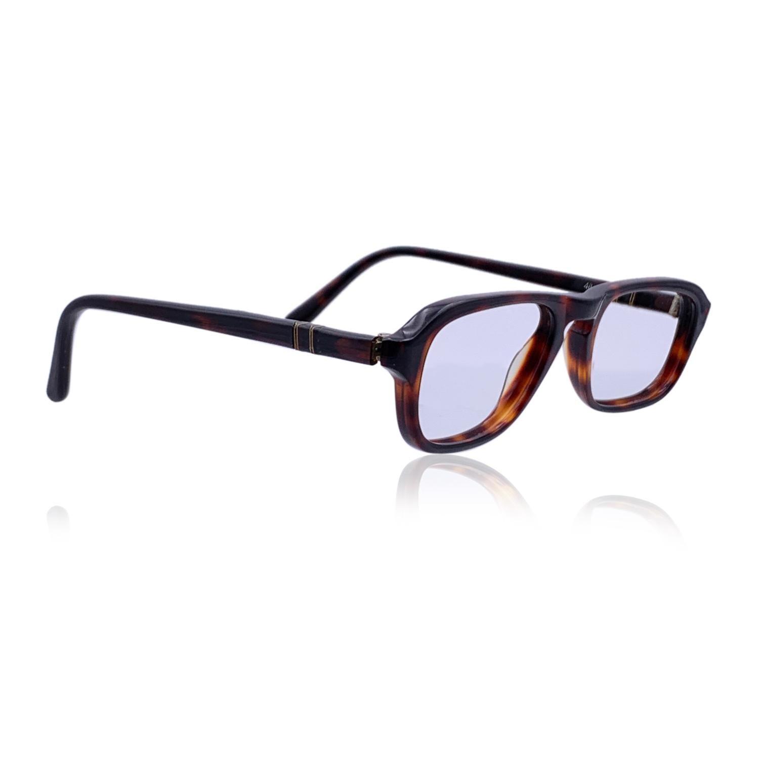 Purple Persol Vintage Meflecto Ratti Brown Jolly 1 Acetate Frame 48-68