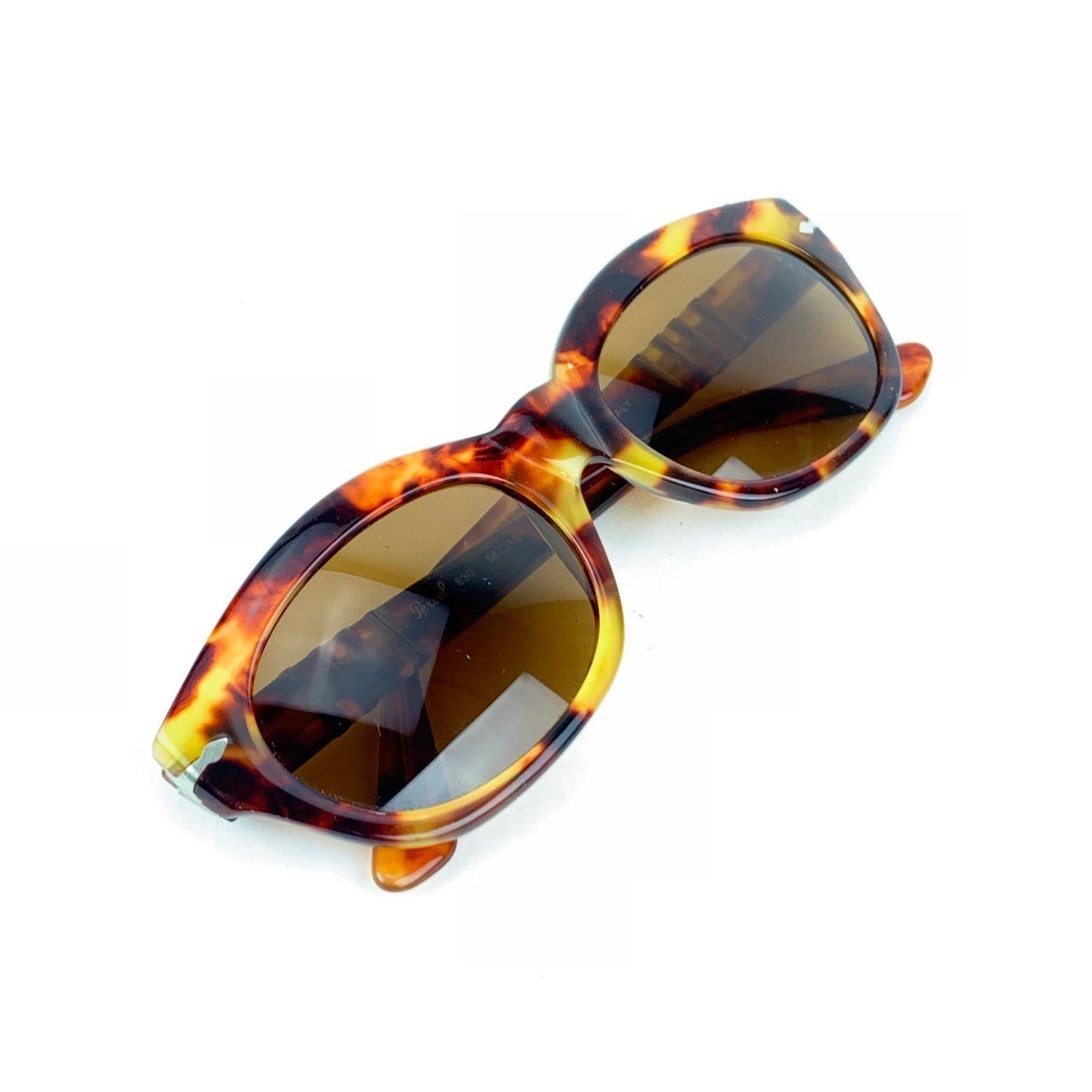 Women's Persol Vintage Mint Cat-Eye Brown Sunglasses 830 56/18 142 mm