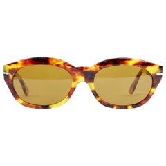 Persol Vintage Mint Cat-Eye Brown Sunglasses 830 56/18 142 mm