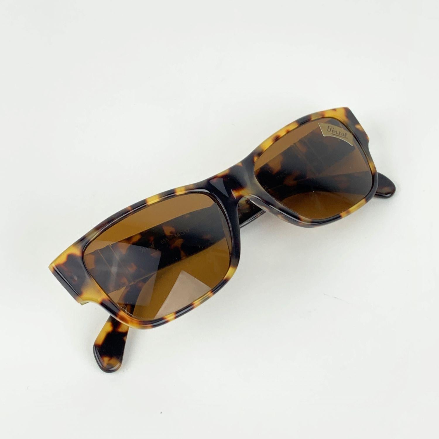 Women's or Men's Persol Vintage Mint Havana Brown Sunglasses 855 56/17 142 mm