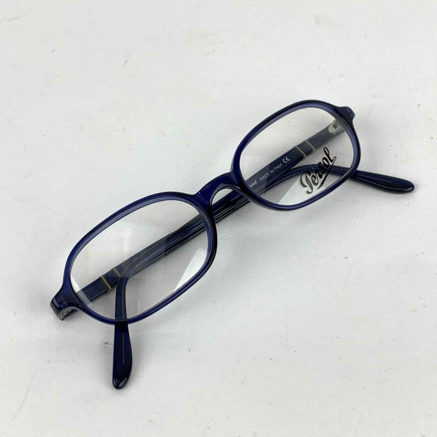 Persol Vintage Mint Unisex 2560-V Blue Eyeglasses 51/19 140 mm For Sale 1
