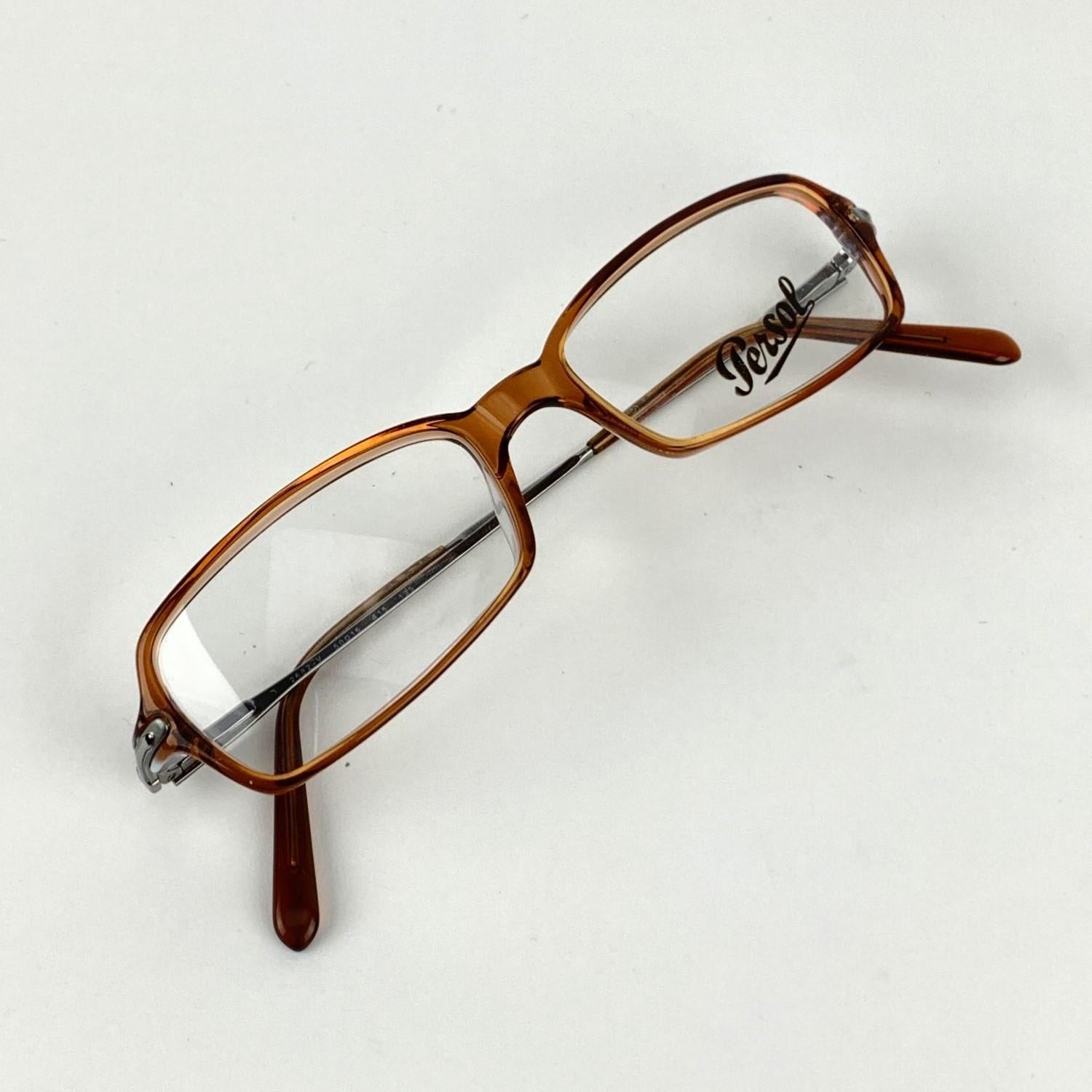 Gray Persol Vintage Mint Unisex 2682-V Brown Eyeglasses 50/16 135 mm