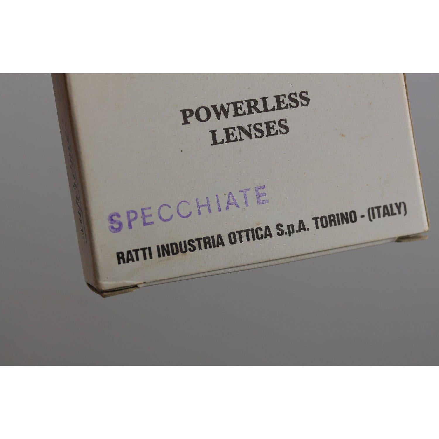 Brown Persol Vintage Replacement Mirrored Powerless Lenses