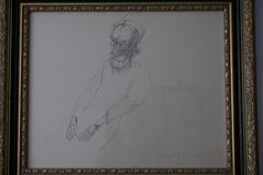 Personaje Sentado / Tinta / Painting / José Luis Cuevas