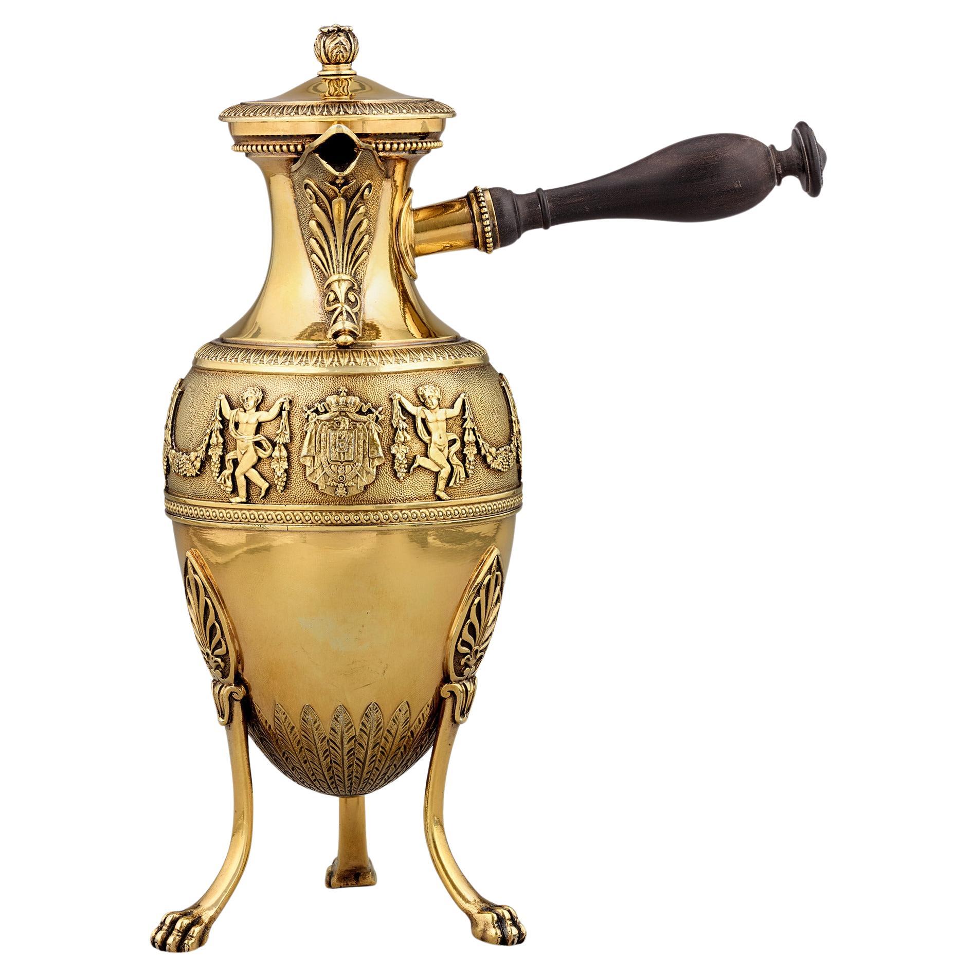 Personal Coffee Pot of Eugène de Beauharnais, Napoleon
s Heir For Sale