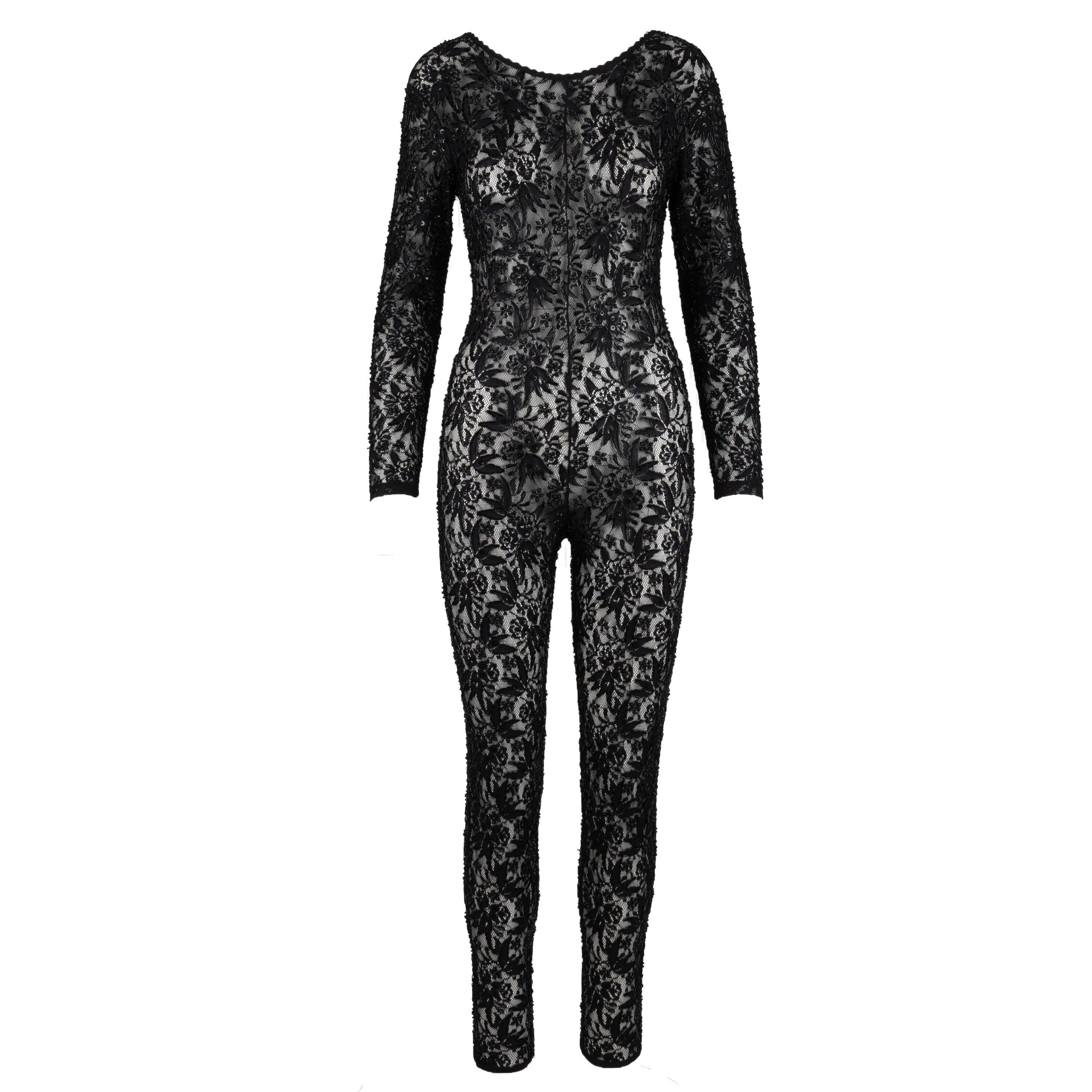 Personal Effects Bead Embellished Jumpsuit - '10s