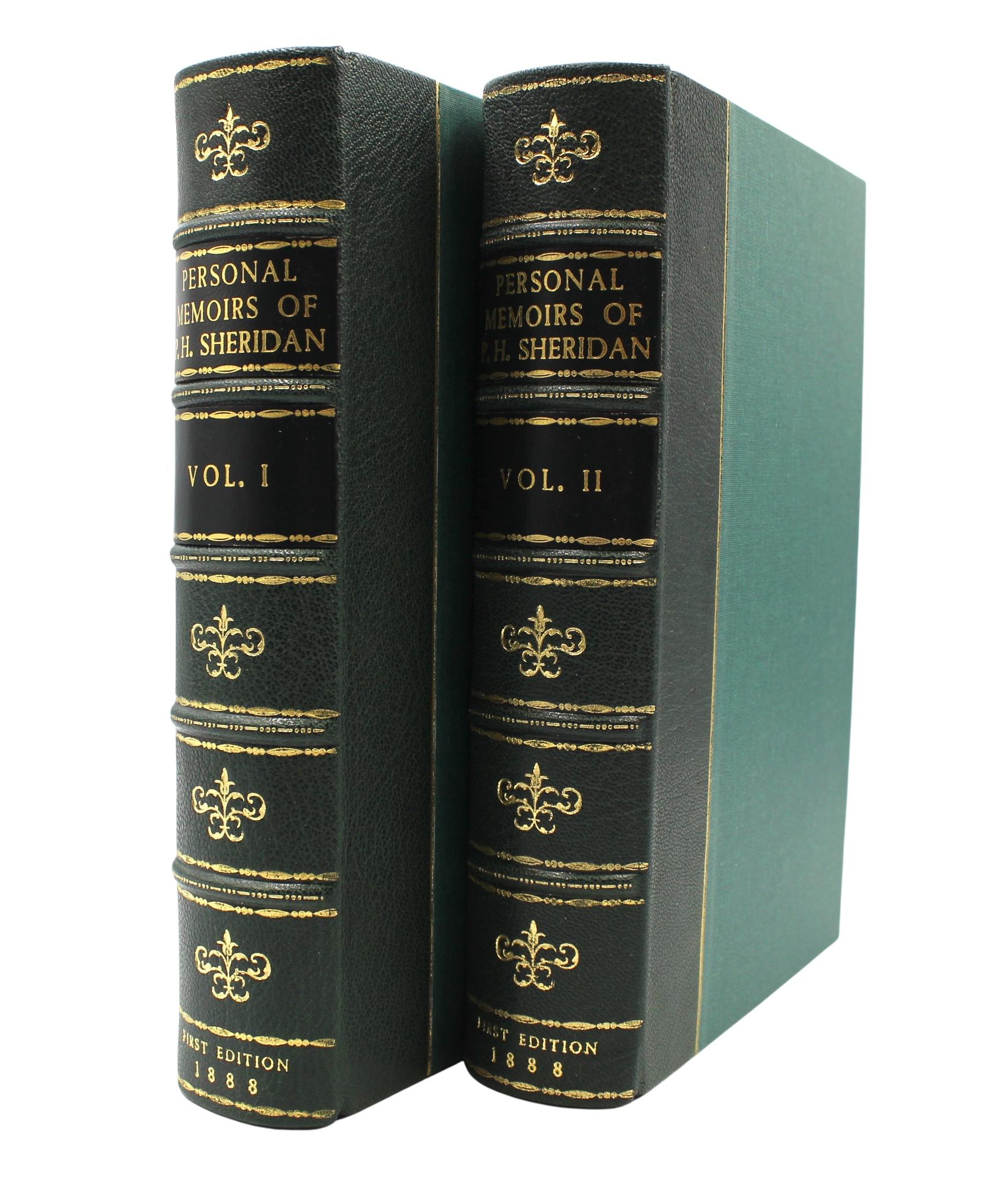 American Personal Memoirs of P. H. Sheridan, First Edition, Two-Volume Set, 1888 For Sale
