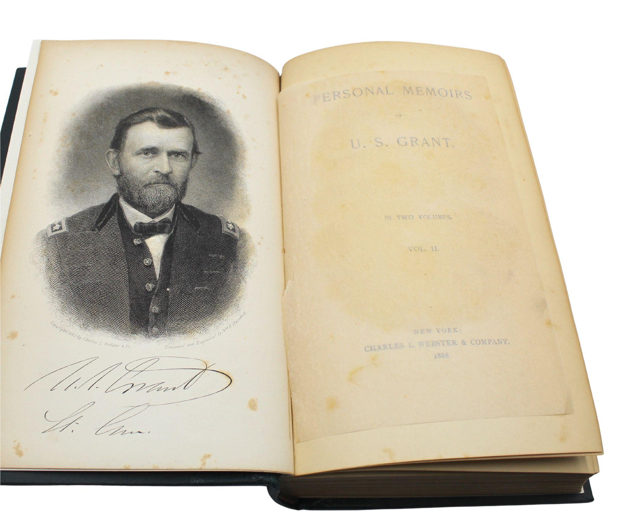 Personal Memoirs of U. S. Grant, Two-Volume Set, 1885-86 For Sale 7