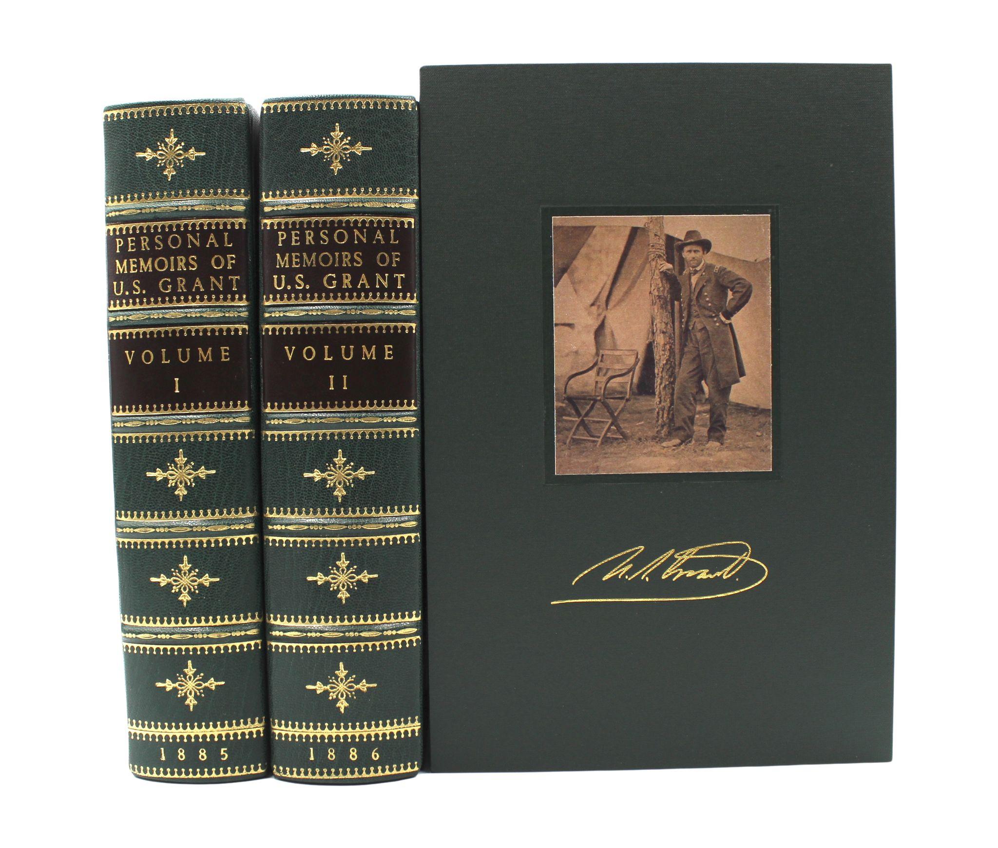 Embossed Personal Memoirs of U. S. Grant, Two-Volume Set, 1885-86 For Sale