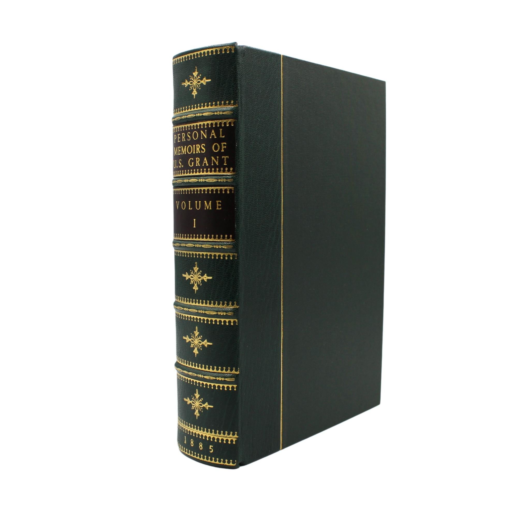 Personal Memoirs of U. S. Grant, Two-Volume Set, 1885-86 In Good Condition For Sale In Colorado Springs, CO