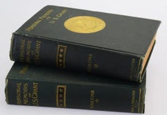 Personal Memoirs of U.S. Grant, First Edition, Two-Volume Set, circa 1885-1886