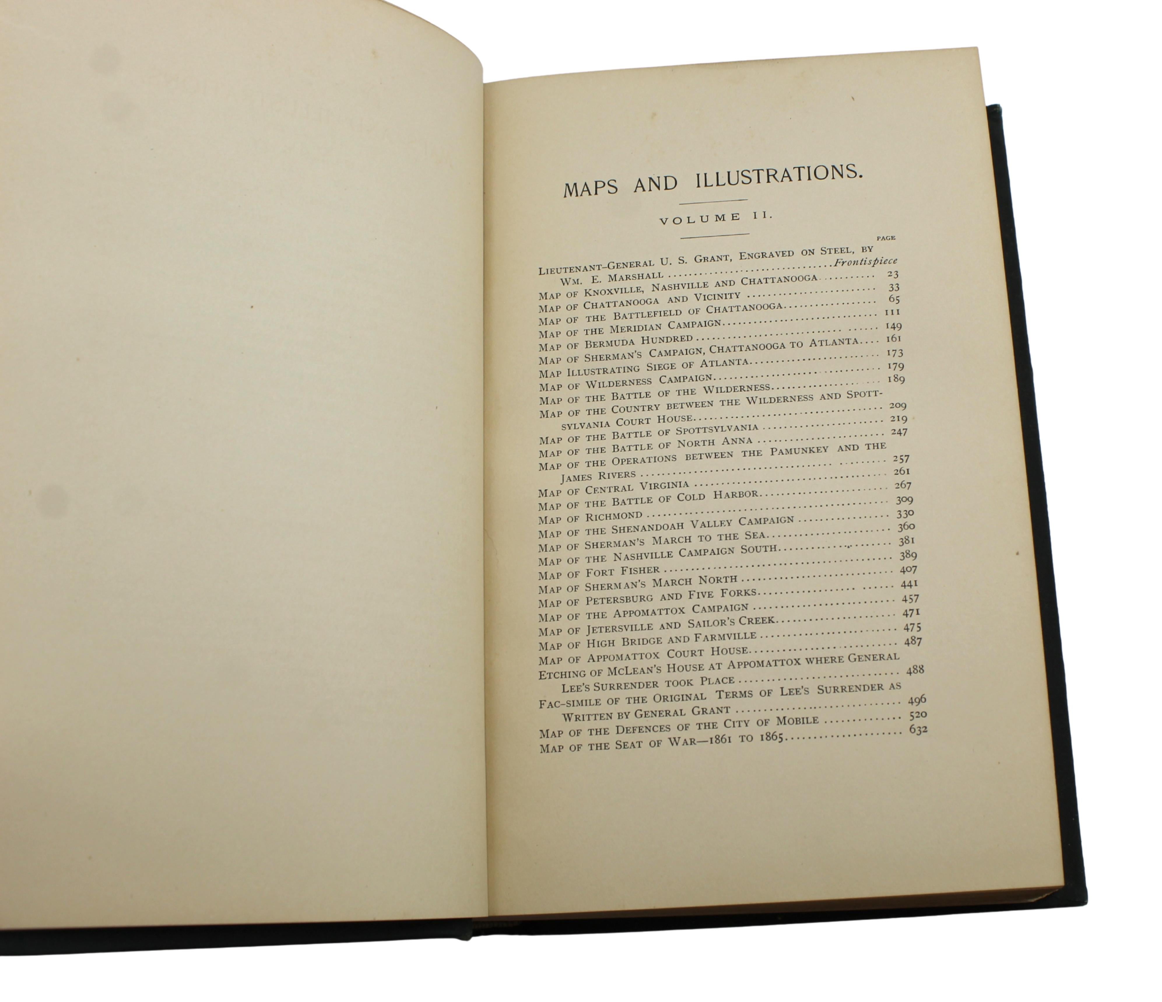 Memorie personali di U.S. Grant, prima edizione, set di due volumi, circa 1885-1886 in vendita 12