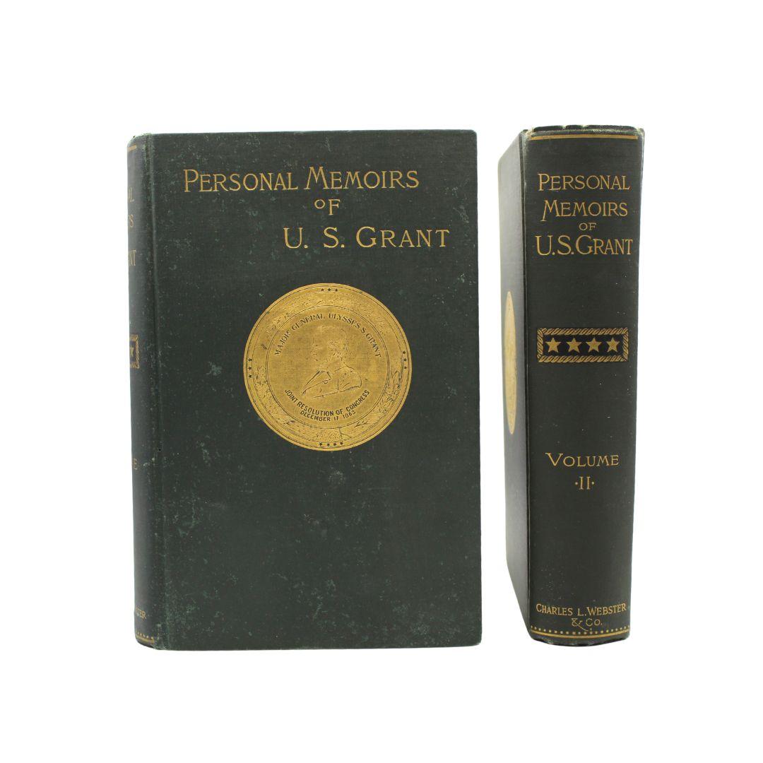 Vittoriano Memorie personali di U.S. Grant, prima edizione, set di due volumi, circa 1885-1886 in vendita