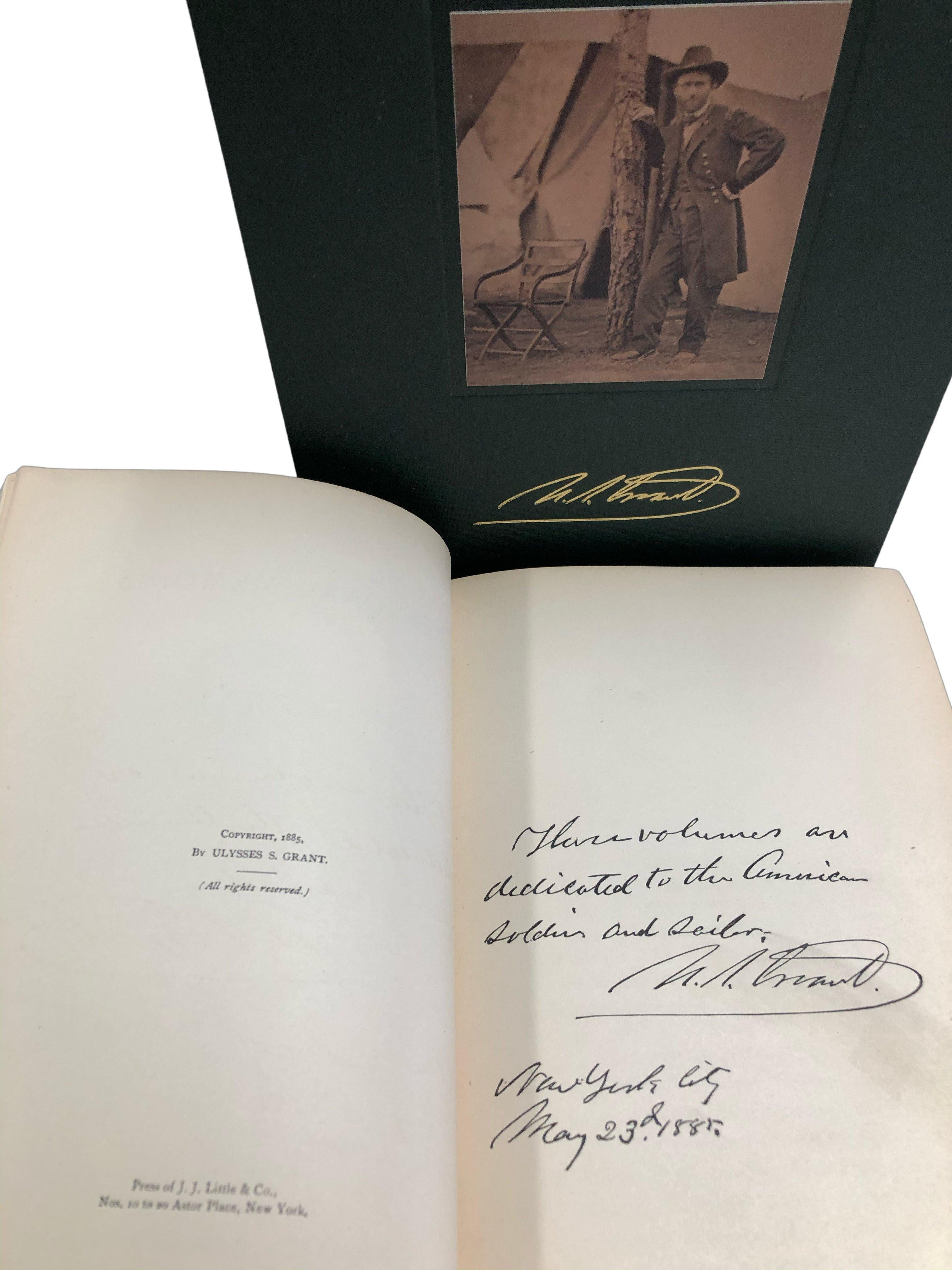 Personal Memoirs of U.S. Grant, Two-Volume Set, circa 1885-1886 In Good Condition In Colorado Springs, CO
