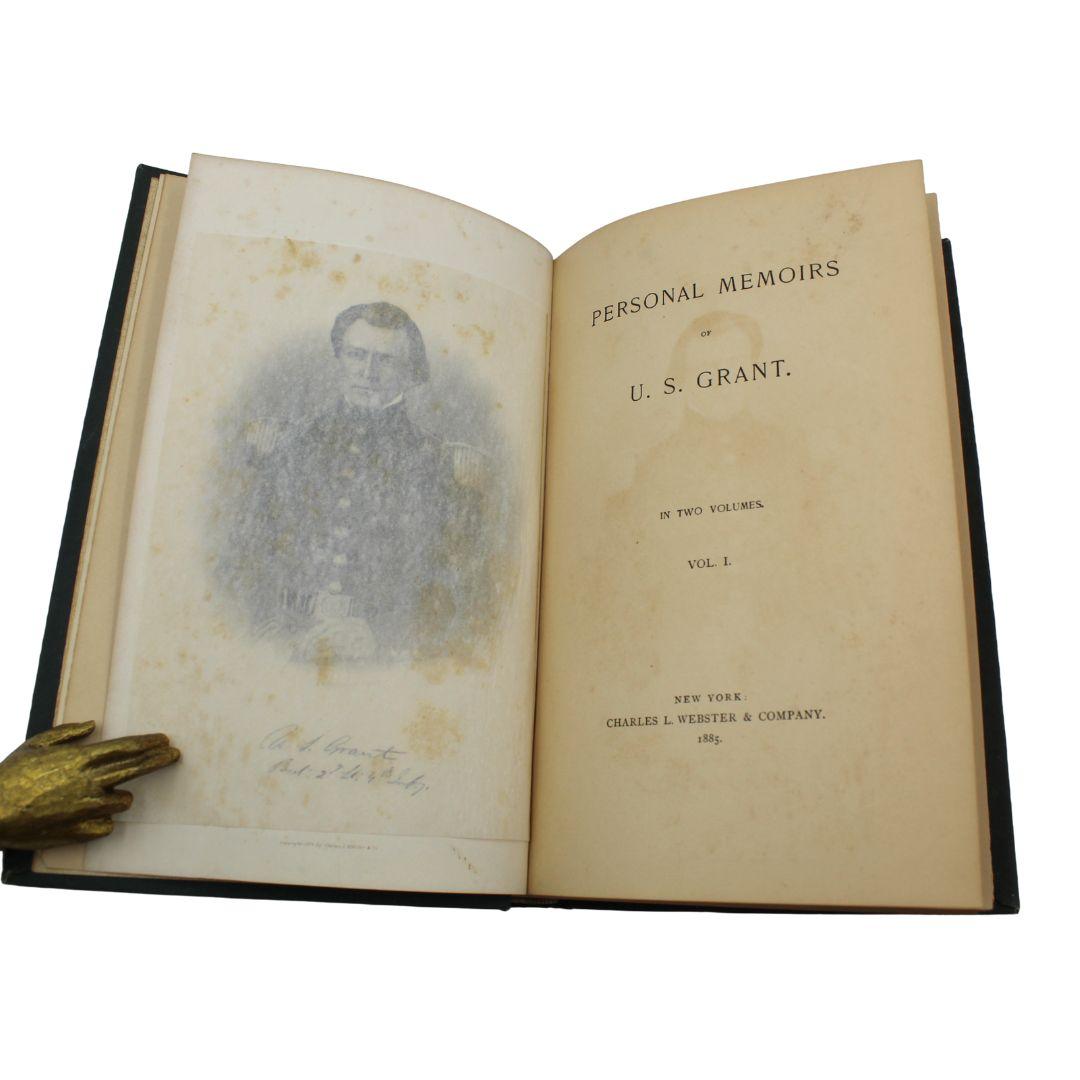 Fine XIX secolo Memorie personali di U.S. Grant, prima edizione, set di due volumi, circa 1885-1886 in vendita
