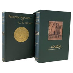 Antique Personal Memoirs of U.S. Grant, Second Edition, Two-Volume Set, 1892