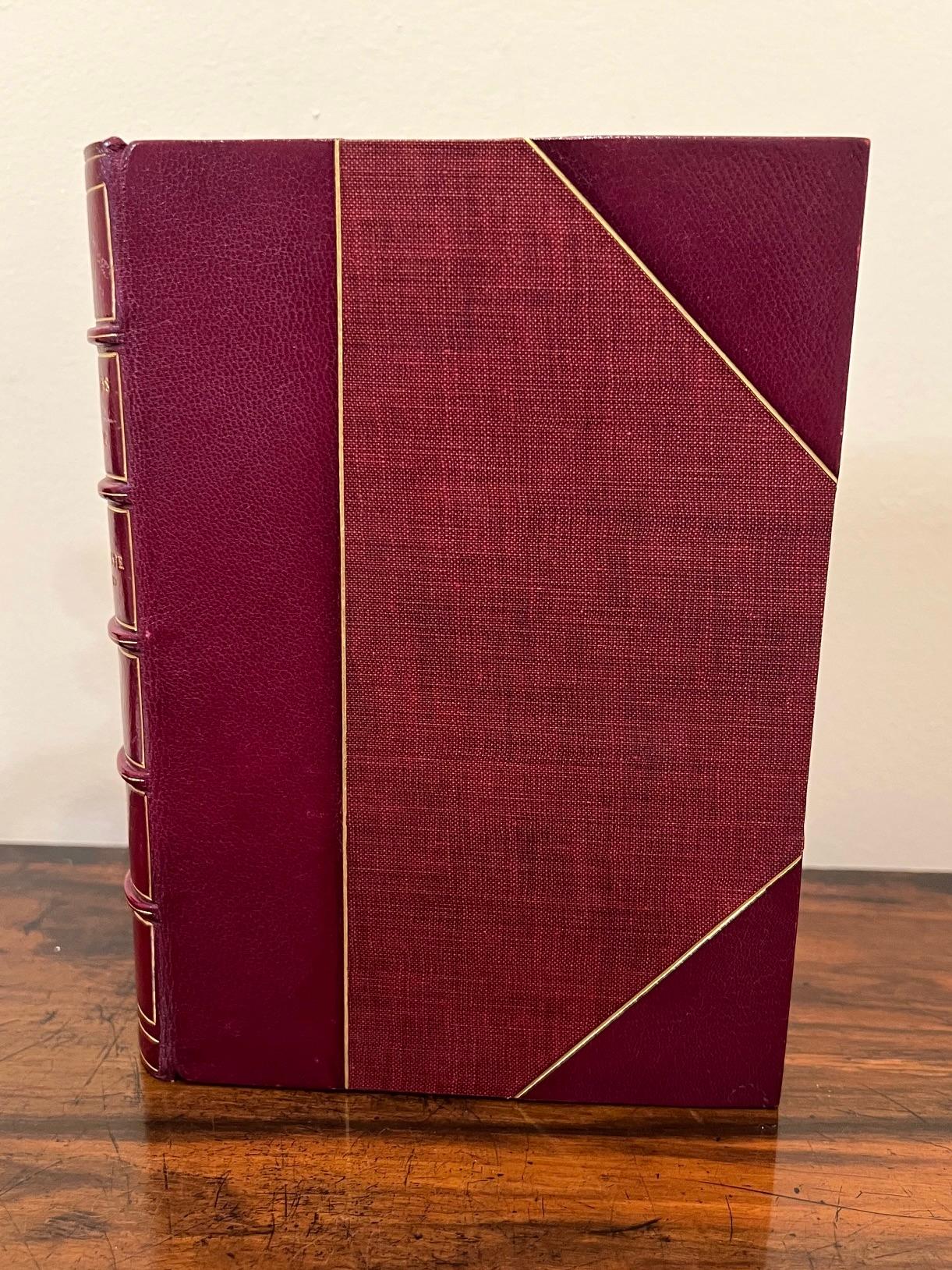 Souvenirs personnels de Jeanne d'Arc
par Louis De Conte (pseudonyme de Mark Twain)
Publié par Harper & Brothers 1896

Première édition, publiée à l'origine sous forme de feuilleton dans le Harper's Magazine, élégamment reliée en 3/4 cuir bordeaux,