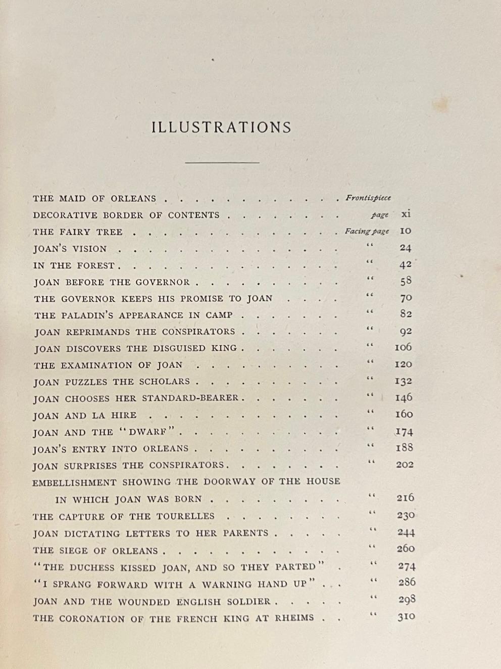 Souvenirs personnels de Jeanne d'Arc par Louis De Conte (pseudonyme de Mark Twain) Bon état - En vente à San Francisco, CA