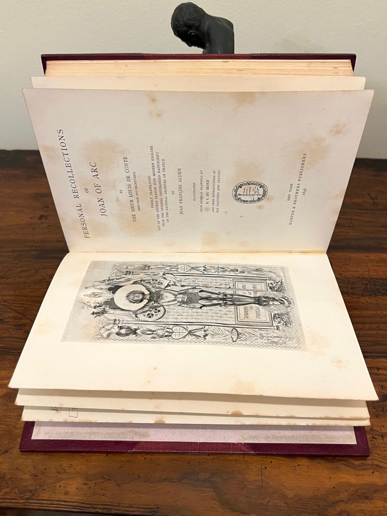 Souvenirs personnels de Jeanne d'Arc par Louis De Conte (pseudonyme de Mark Twain) en vente 1