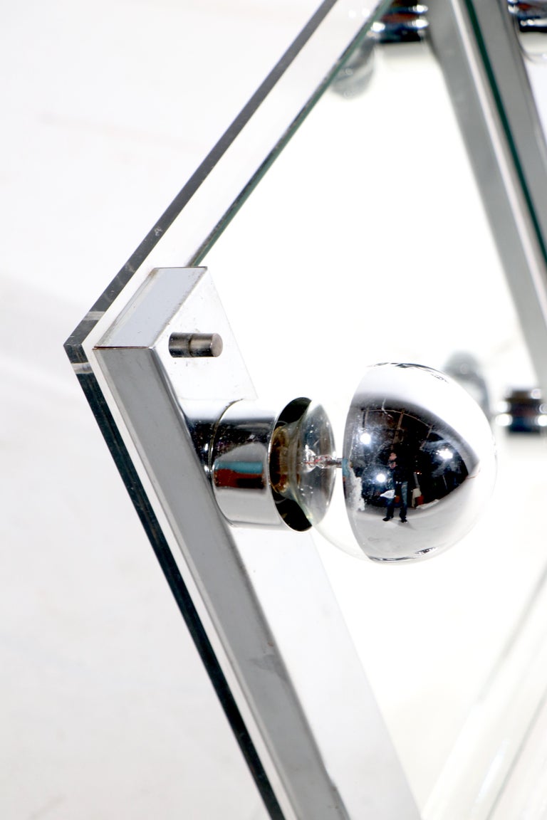 Personal Vanity Lighted Make Up Mirror For Sale at 1stDibs