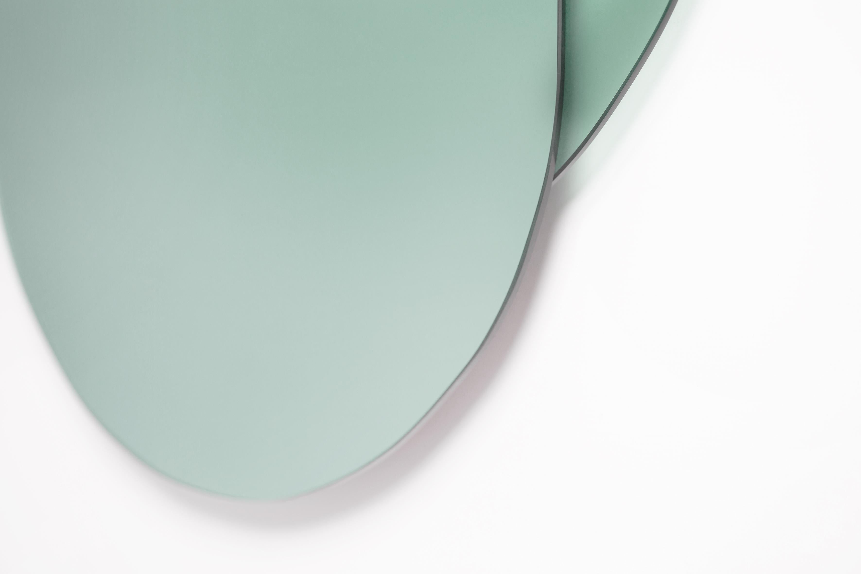 Italian Miroir vert personnel en vente